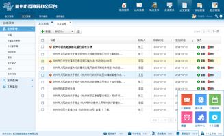 政府办公系统管理界面设计