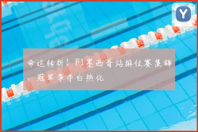 命运转折!F1墨西哥站排位赛集锦,冠军争夺白热化